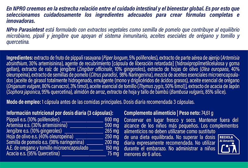 Parasintest - 90 caps