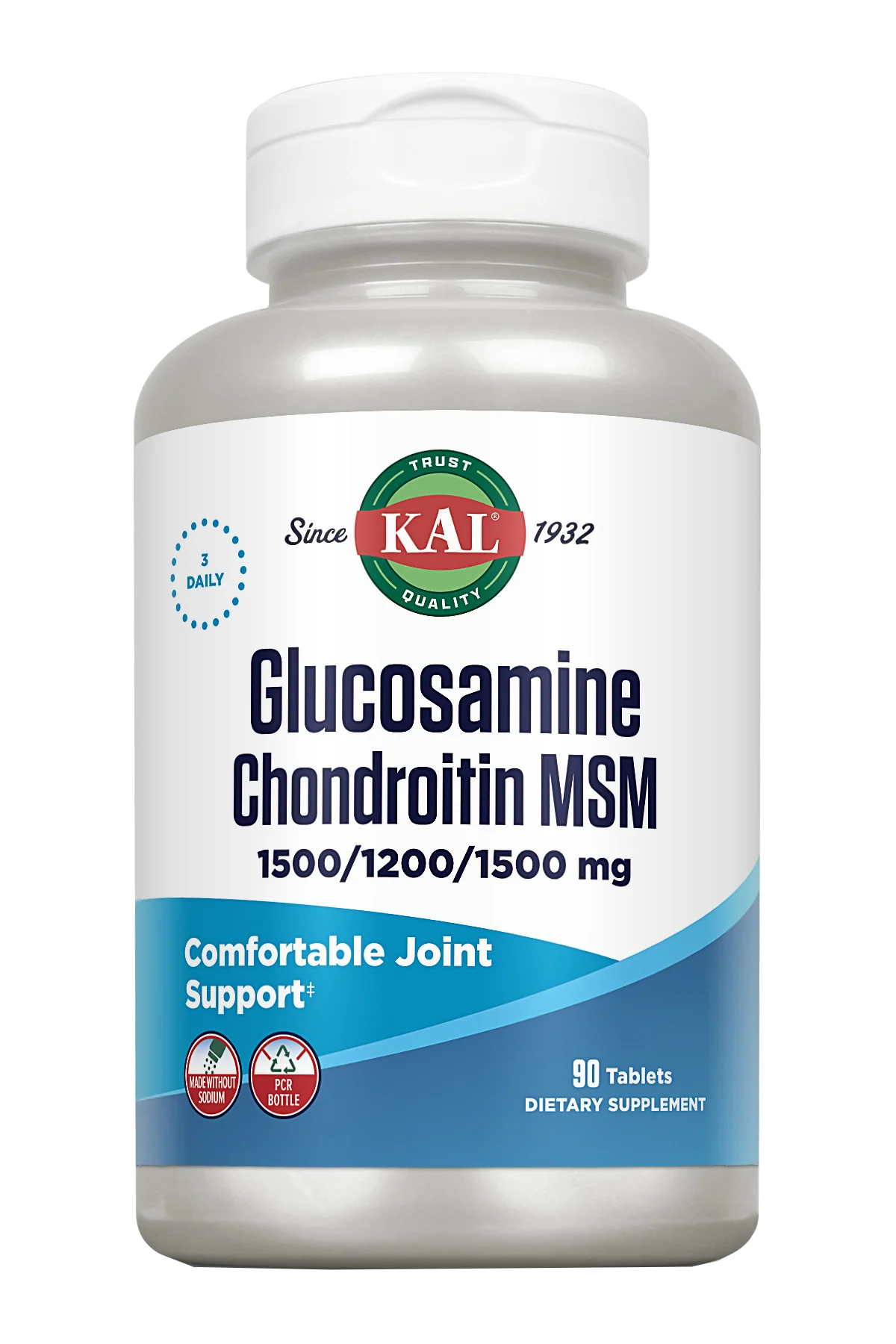Glucosamina Chondroitin MSM - 90 tabs