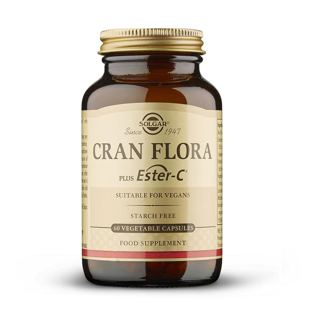 Cran flora (arándano rojo con probióticos y ester-C) - 60 caps