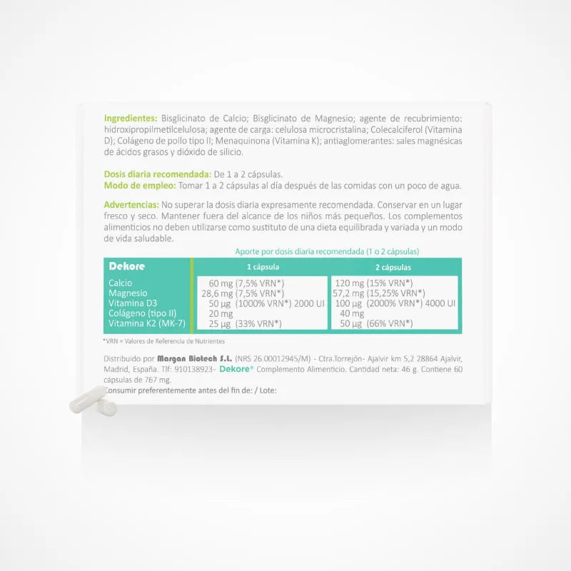 Dekore - 60 capsulas Margan