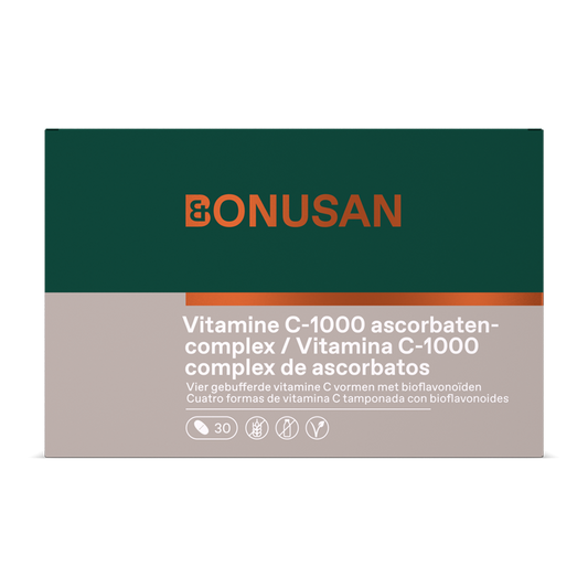 Vitamina C-1000 Ascorbatos En Blister - 30 tabletas Bonusan