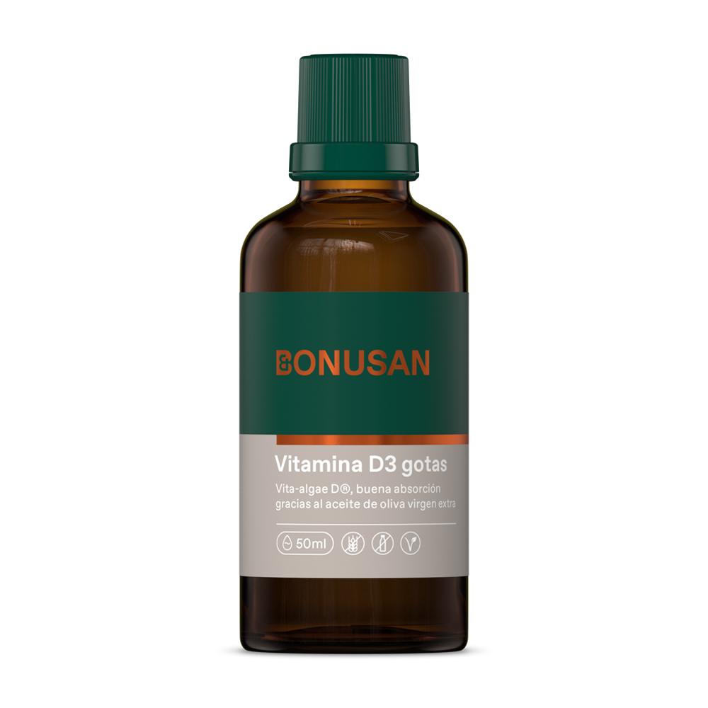 Vitamina D3 5 Mcg (Niños Gotas) - 50ml Aceite Bonusan
