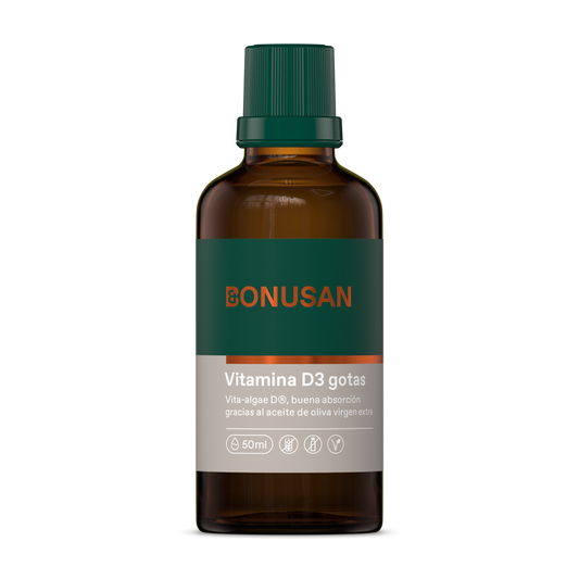 Vitamina D3 5 Mcg (Niños Gotas) - 50ml Aceite Bonusan