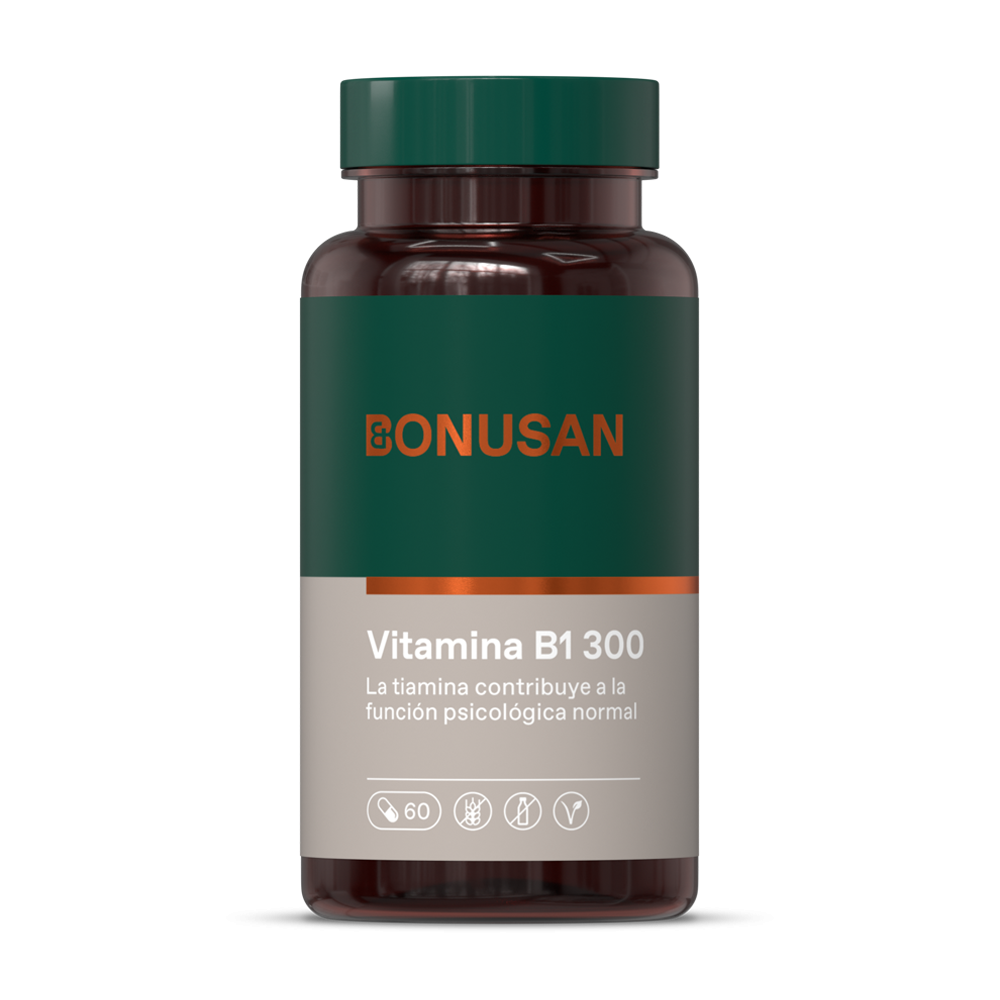 Vitamina B1 Tiamina 300 Mg - 60 cap Bonusan