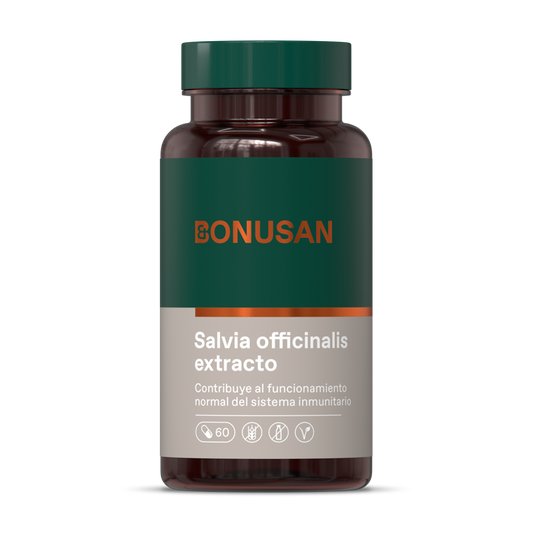 Salvia Officinalis Extracto - 60 cáps vegetales Bonusan