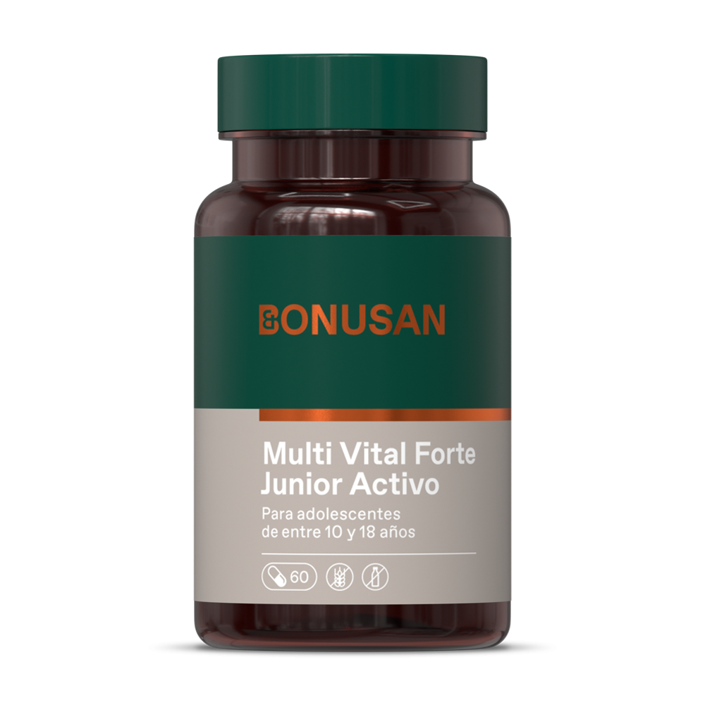 Multi Vital Forte Junior Activo - 60 cáps vegetales Bonusan