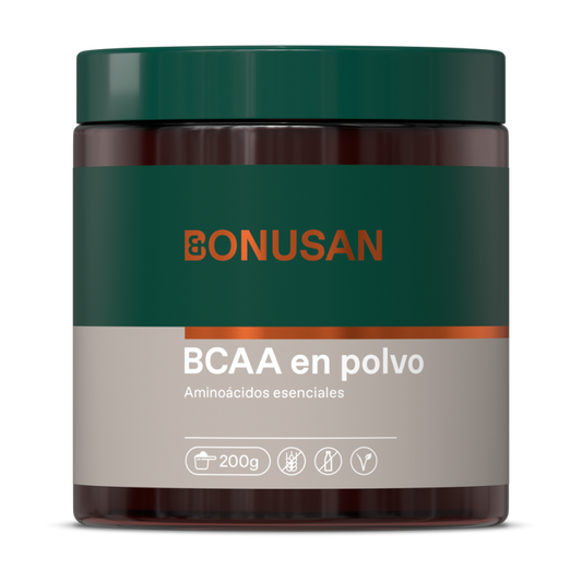 BCAA polvo Aminoacidos ramificados - 200 gr