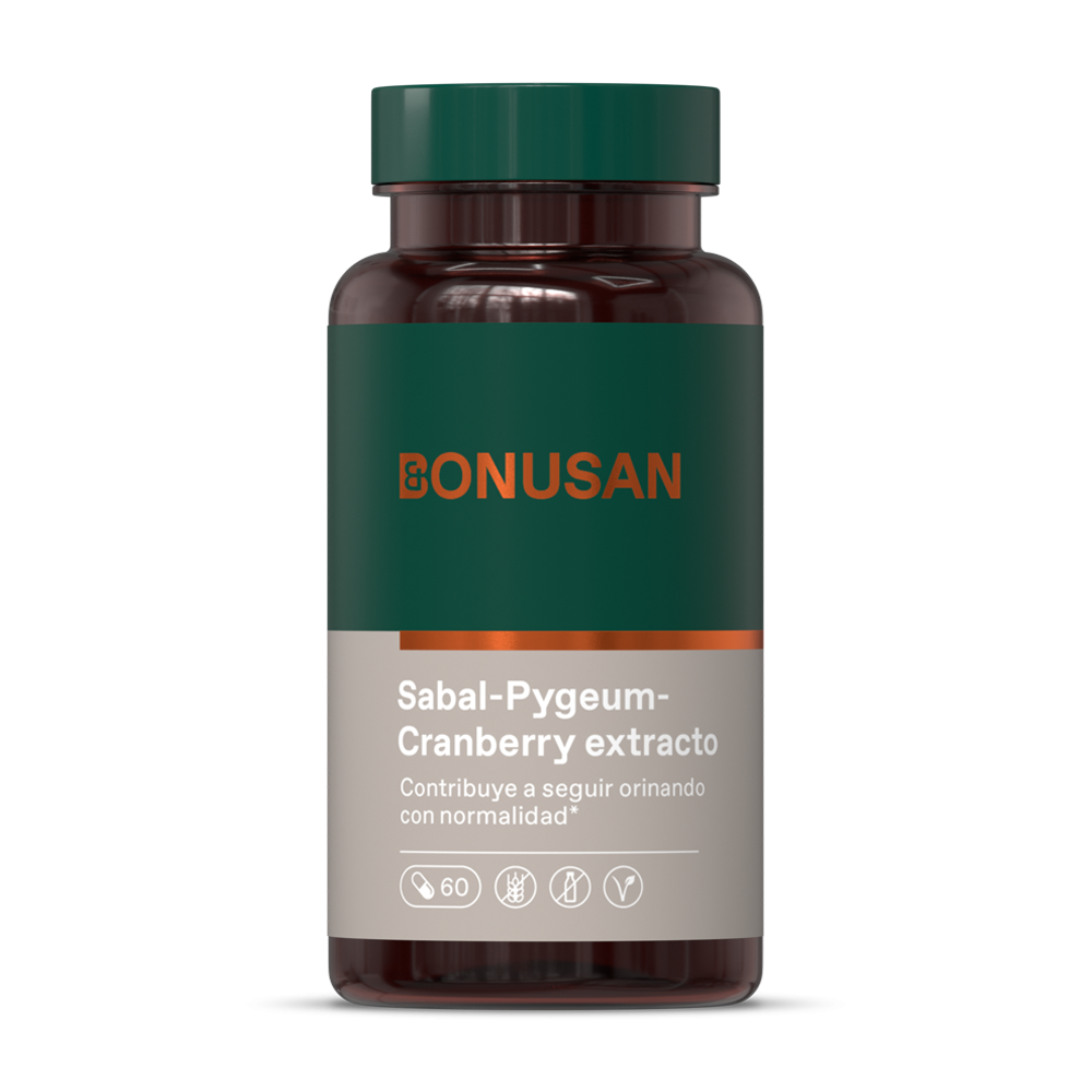 Sabal-Pygeum-Cranberry Extracto - 60 cáps vegetales Bonusan