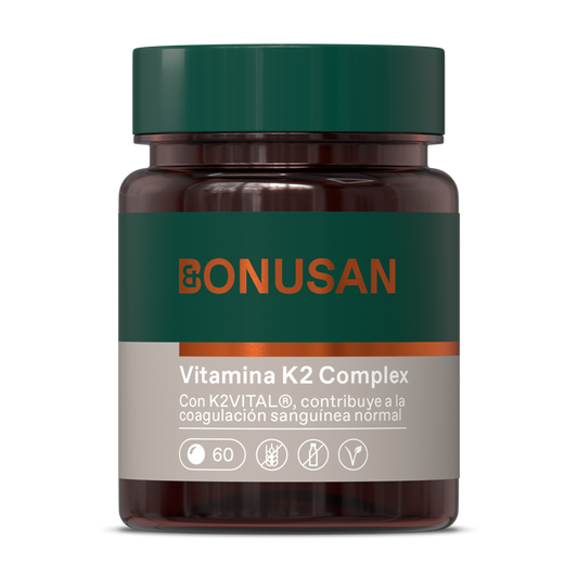 Vitamina K2 complex 100 Mcg Plus - 60 comprimidos Bonusan