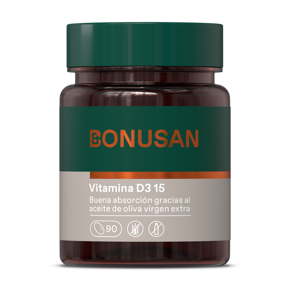 Vitamina D3 15 Mcg / 600 Ui - 90 cápsulas Bonusan