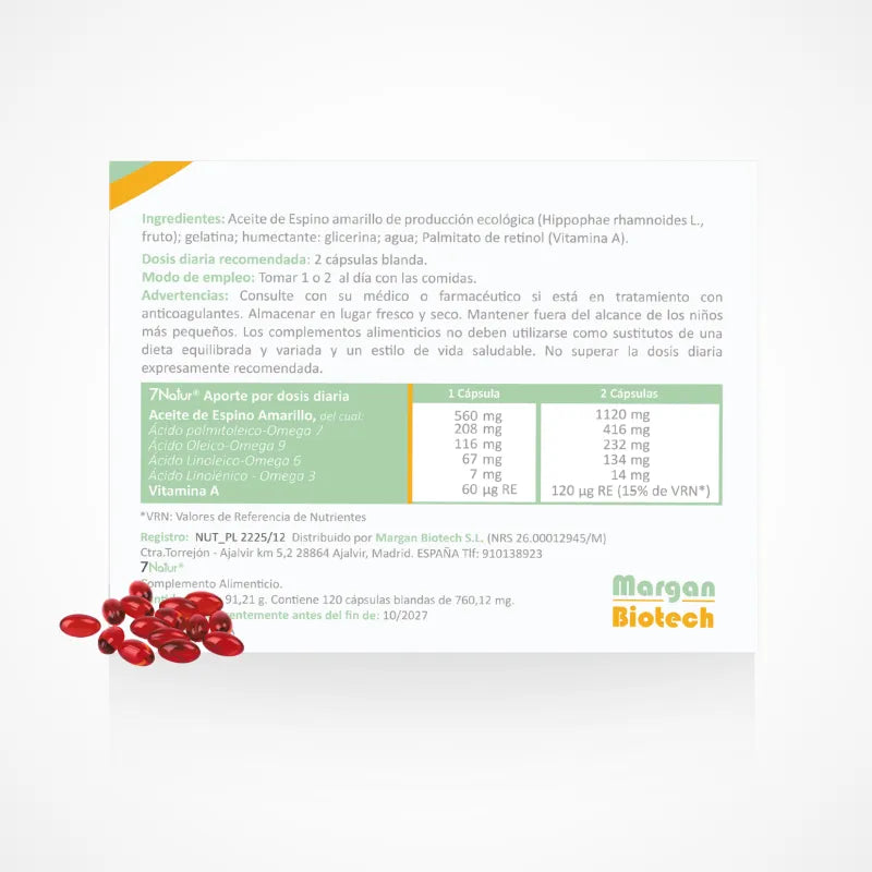7Natur - 120 capsulas Margan