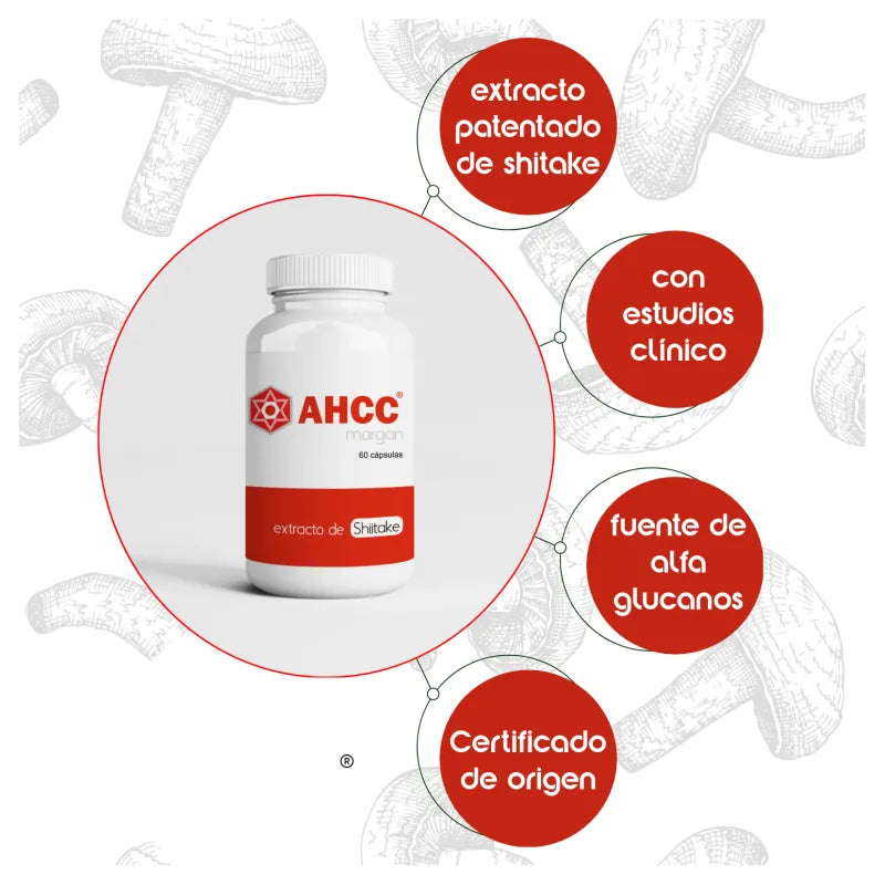 Ahcc Margan - 60 capsulas Margan