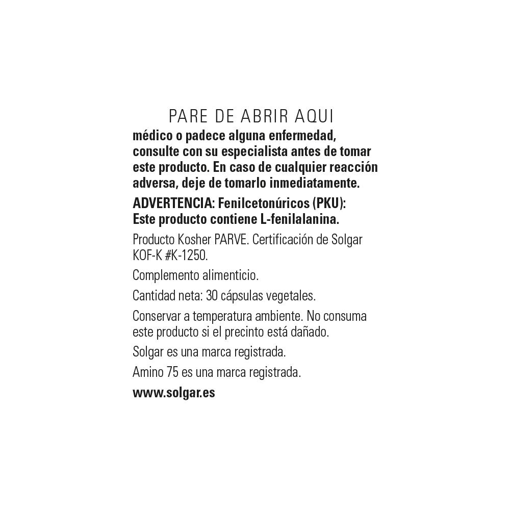 Amino 75 - 90 caps vegetales