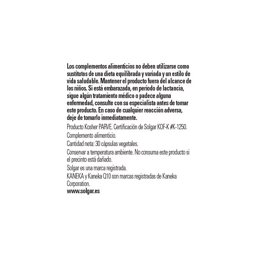 Coenzima Q-10 200 mg - 30 caps vegetales