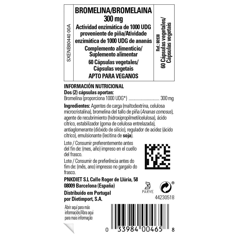Bromelina - 60 comp