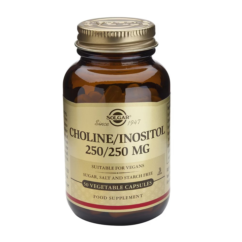 Colina Inositol 250 mg - 50 caps vegetales