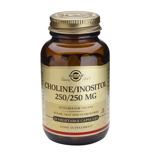 Colina Inositol 250 mg - 50 caps vegetales