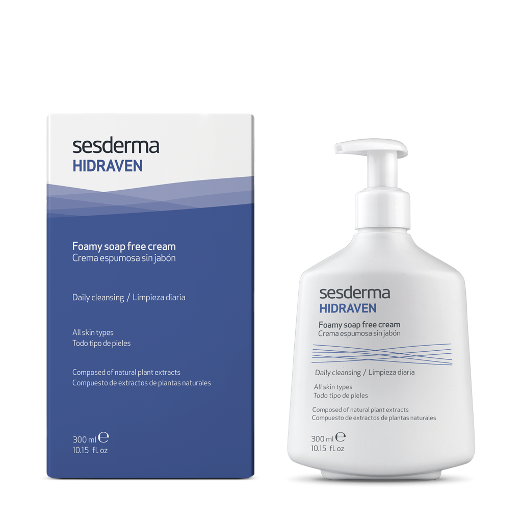 HIDRAVEN Crema espumosa sin jabón 300ml