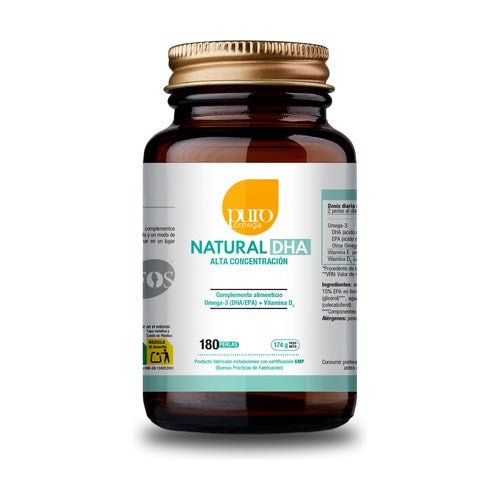 Natural DHA Alta Concentración - 180 perlas