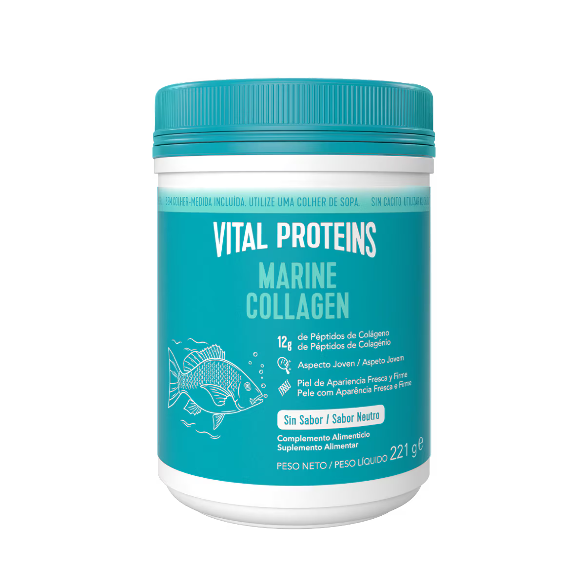 Peptidos de colageno marino sin sabor - 221g Vital Proteins