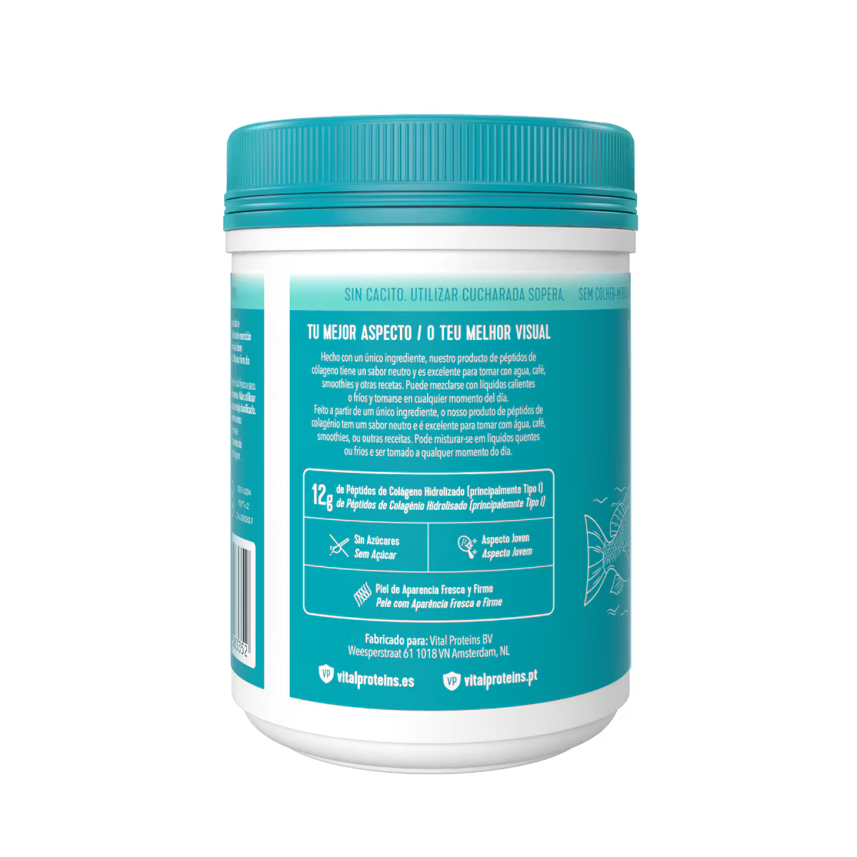 Peptidos de colageno marino sin sabor - 221g Vital Proteins