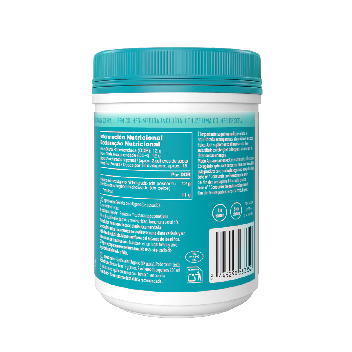 Peptidos de colageno marino sin sabor - 221g Vital Proteins