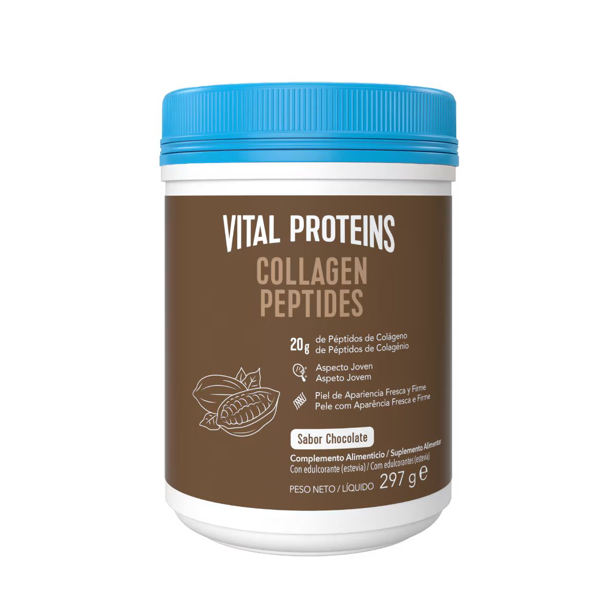 Peptidos de colageno sabor chocolate - 297 gr Vital Proteins