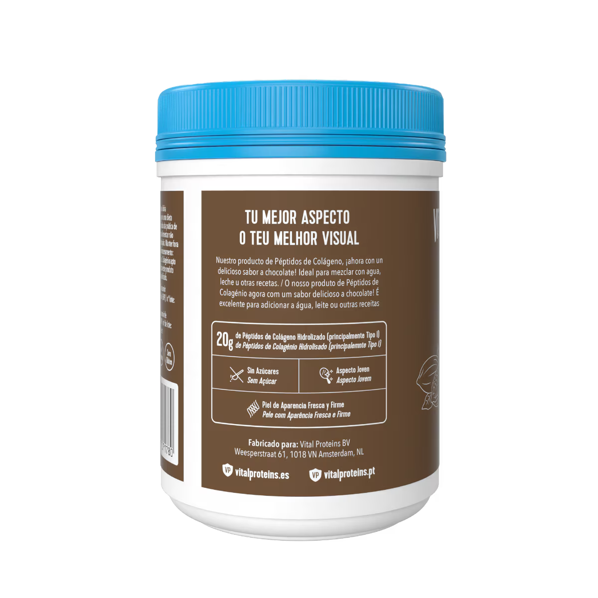 Peptidos de colageno sabor chocolate - 297 gr Vital Proteins