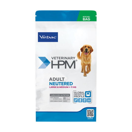 Virbac Veterinary HPM Adult Neutered Dog Medium & Large - 3 kg