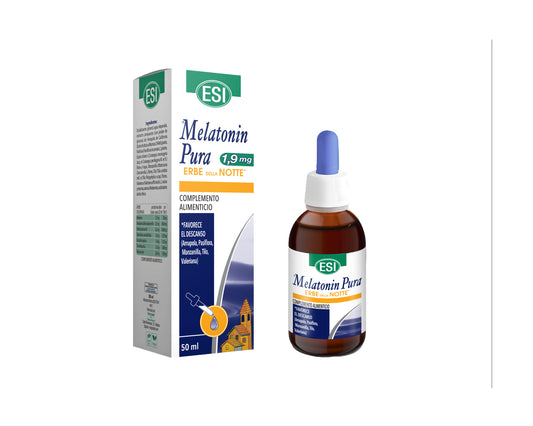 Melatonin Pura Gotas con Erbe della Notte 1,9 mg 50 ml ESI