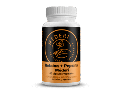 Betaína+Pepsina - 60 cápsulas Mederi