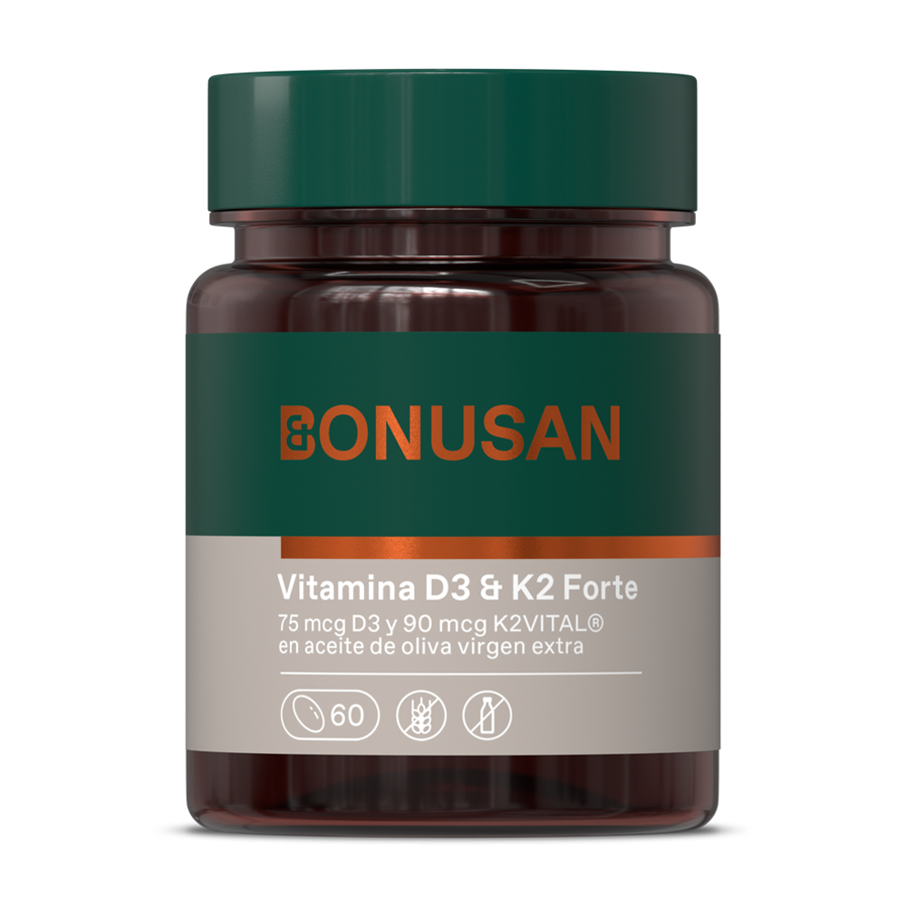 Vitamina D3 + K2 Forte - 60 caps Bonusan