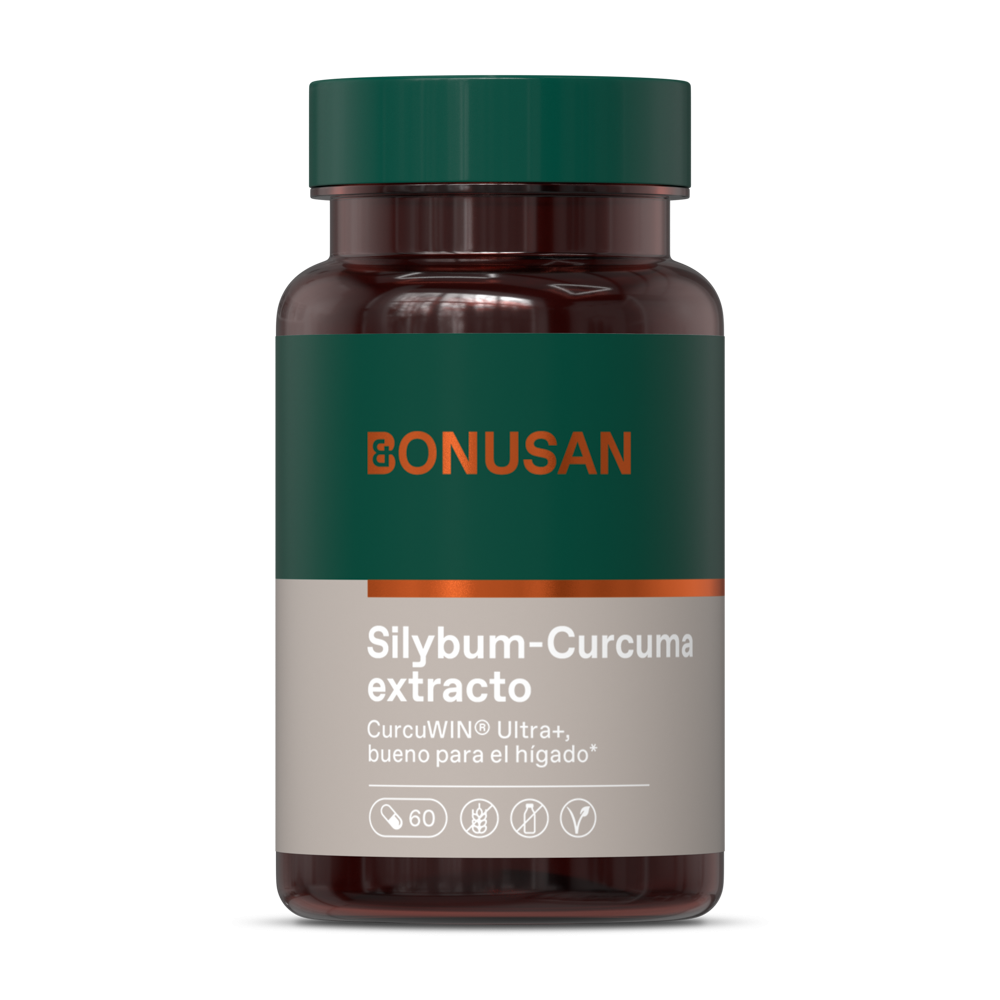 Silybum-Curcuma Extracto - 60 cáps vegetales Bonusan