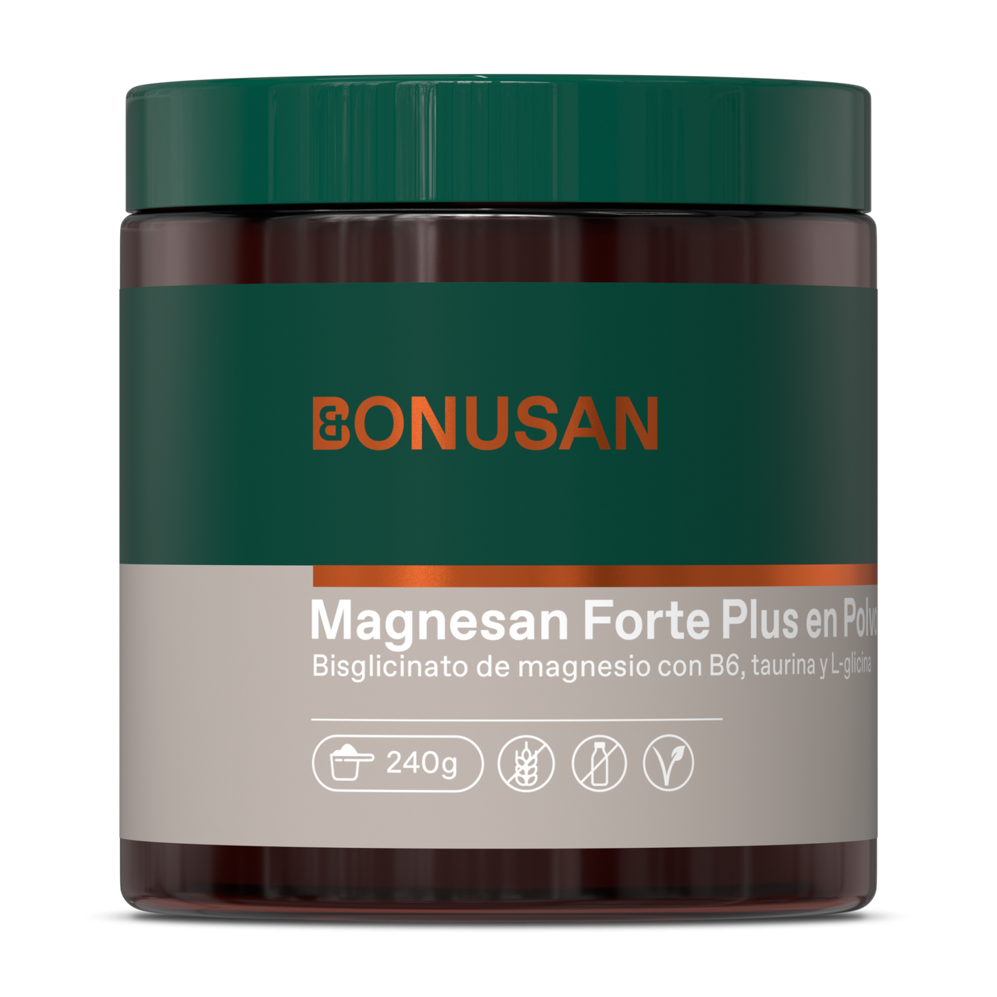 Magnesan Forte Plus Polvo - 240 Grmos. Bonusan