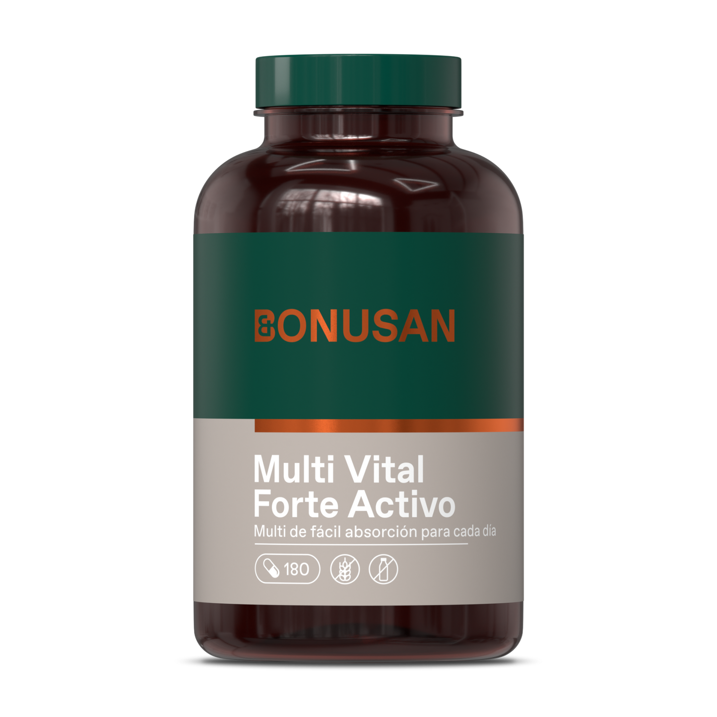 Multivital Forte - Activo - 180 tabletas Bonusan