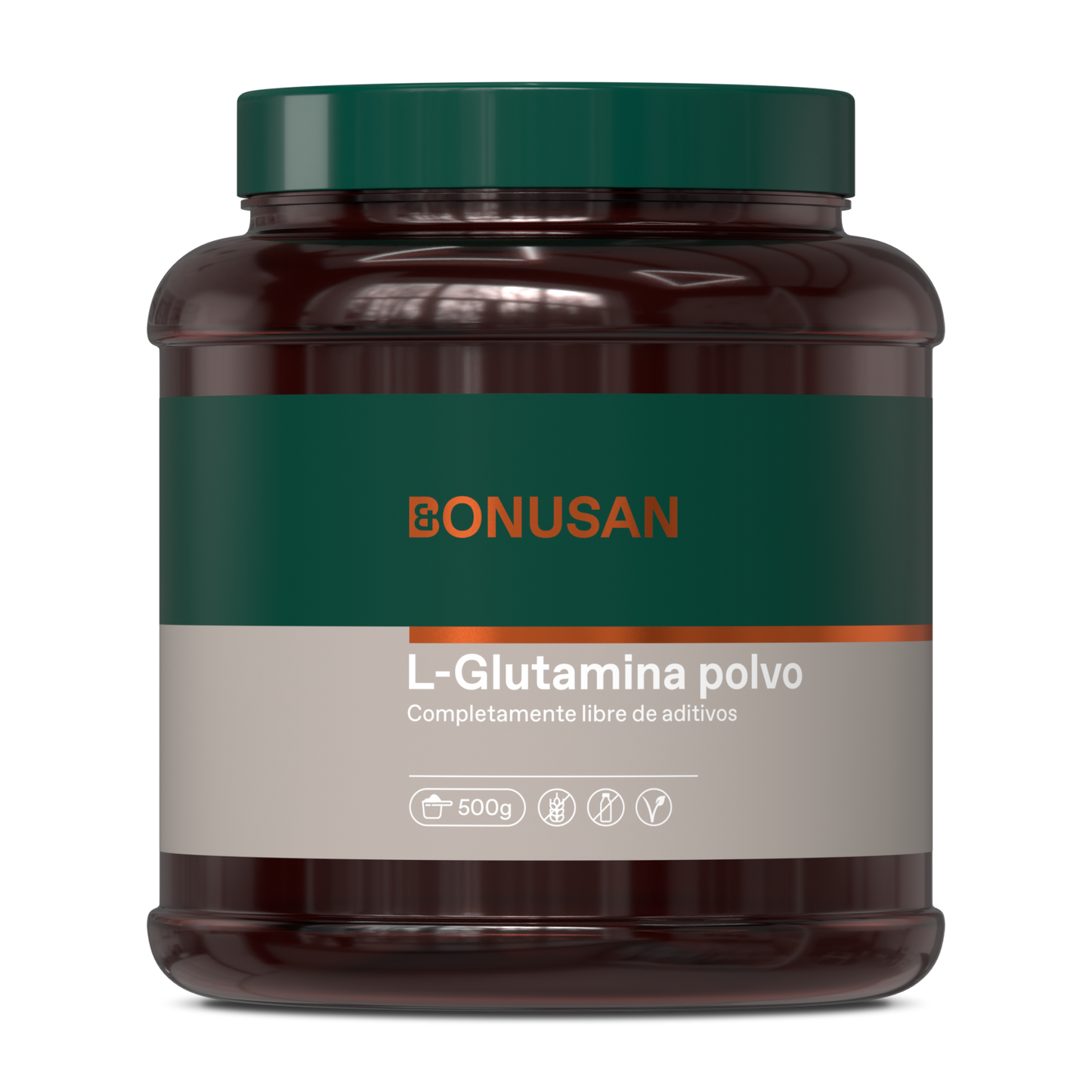 L-Glutamina Polvo - 500 Grmos. Bonusan
