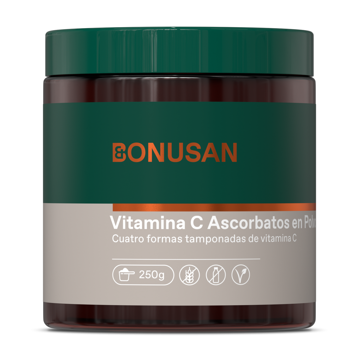 Vitamina C En Polvo (Ascorbatos) - 250 gramos Bonusan