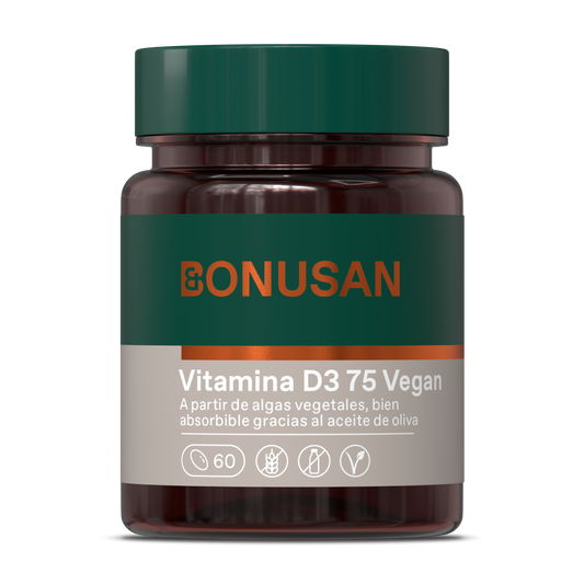 Vitamina D3 75 Mcg /3000Ui - 60CAP Bonusan