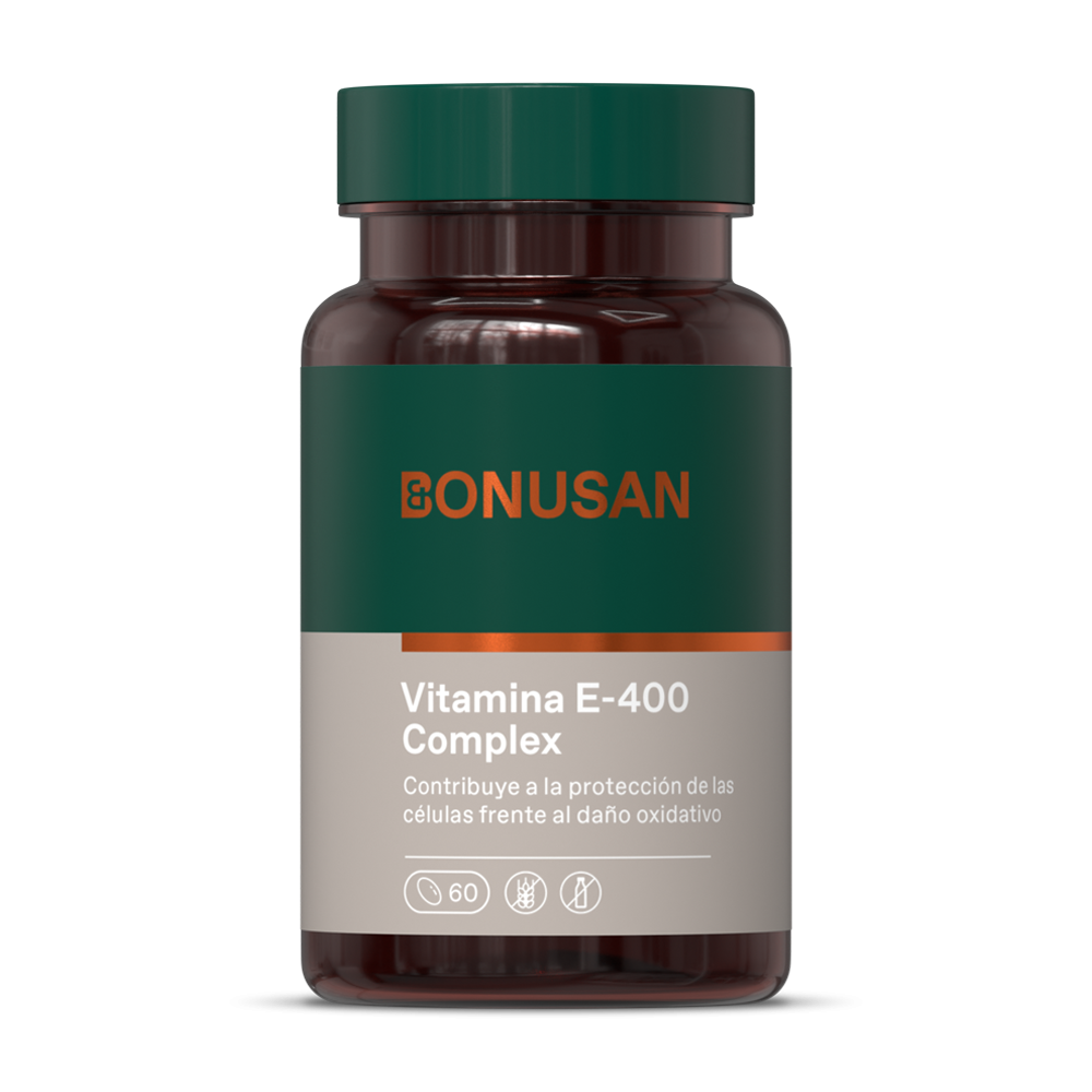 Vitamina E-400 Complejo - 60 cápsulas de gel Bonusan