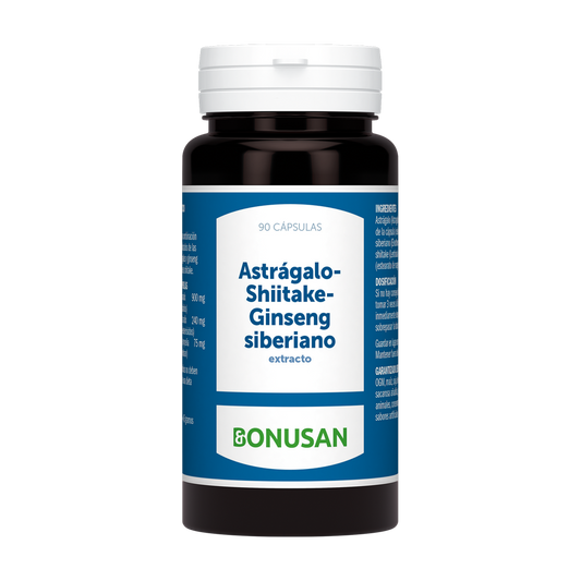 Extracto de Astragalo - Shiitake - Ginseng Siberiano - 60 caps