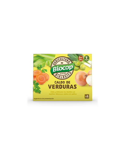 Caldo de verduras cubitos Biocop - 6 x 10 g