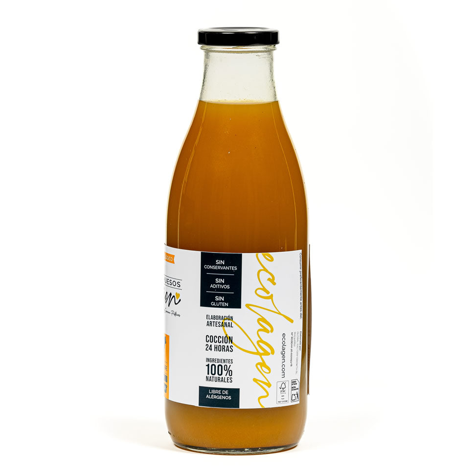 Caldo de huesos con cúrcuma y jengibre - 1 litro Ecolagen