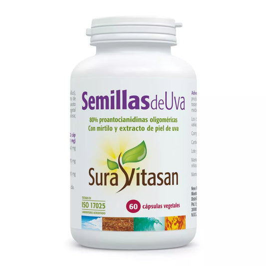 Semillas de Uva O.P.C. 60 cápsulas Sura Vitasan