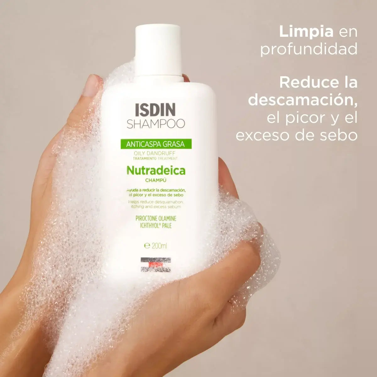 Nutradeica® champú anticaspa grasa - 200 ml