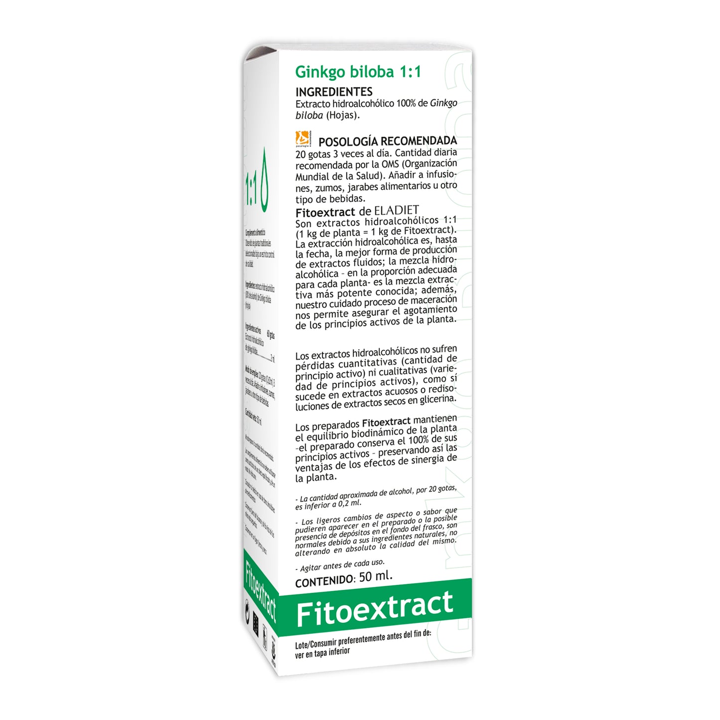 FITOEXTRAC GINKGO BILOBA - 50ML.