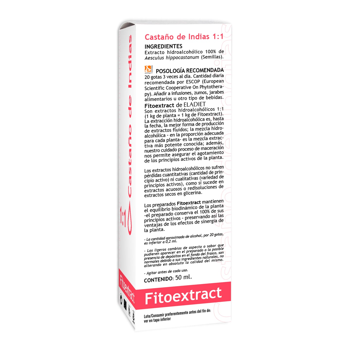 FITOEXTRAC CASTAÑO INDIAS - 50ML.