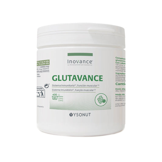 GLUTAVANCE STEVIA 400 g - Bote de 400g (80 dosis) Inovance