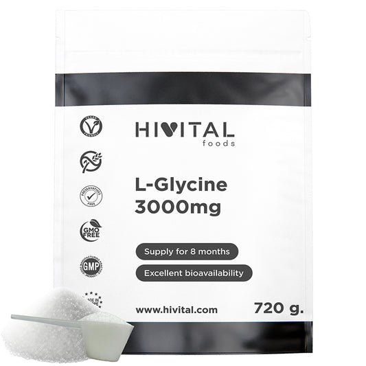 L-Glicina 3000 mg - 720 gr