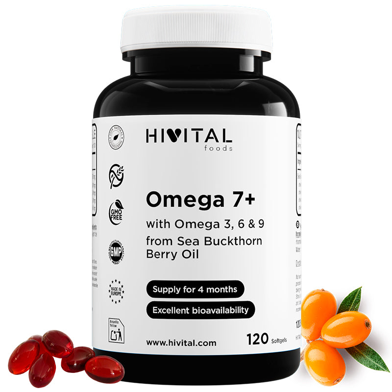Omega 7+ Espino Amarillo 500 mg - 120 perlas
