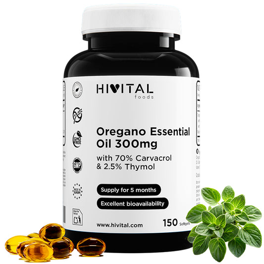 Aceite esencial de oregano 300mg - 150 perlas
